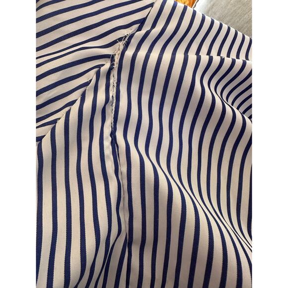 TUCKERNUCK Pomander Place Blue Striped Lottie Dress NWT Size Large - Picture 10 of 11
